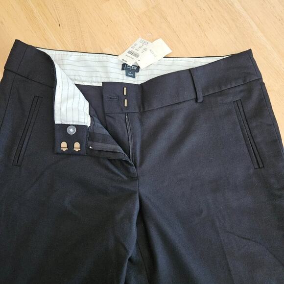 SALE J. Crew Factory Wide Leg Dress Pants Wool Blend City Fit - Black -sz 14-NWT - Picture 7 of 9